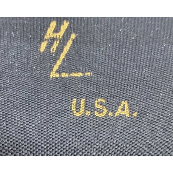 Vintage Harry‎ Levine HL USA Black Fabric Classic Evening Clutch Chain Purse EUC - Picture 5 of 5